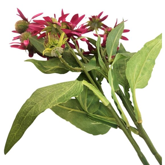 Artificial Coneflower Stems 2-Stem Bunch 26" Long Floral Arrangement - Picture 5 of 7